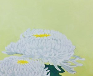 画像3: 宮下柚葵　『菊』　日本画　Ｆ８号